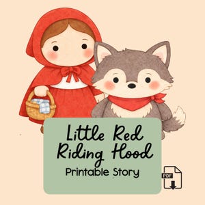 Little Red Riding Hood Story Retelling Activity Pack | Printable Sequencing, Felt Board, For Worksheets & Clipart