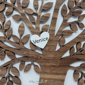 Personalized Family Tree Heart