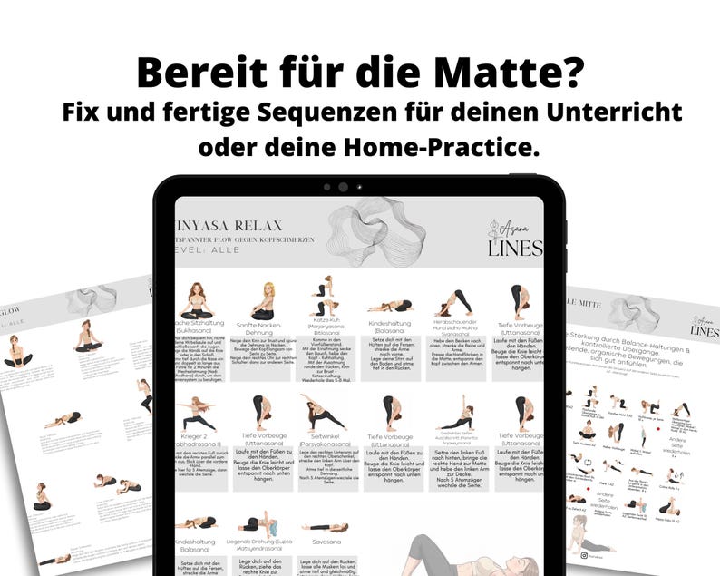 Xyla Exercise Plan.pdf Yoga Flow Digital Package – Visual Course Plans With Asana ...