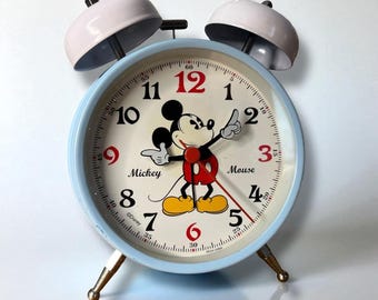 ヴィンテージ レア ミッキーマウス 目覚まし時計、ディズニー 時計