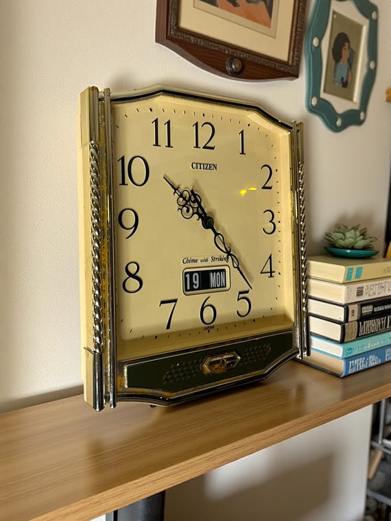 Vintage Citizen Chime & Striking Wall Clock – Japanese Classic