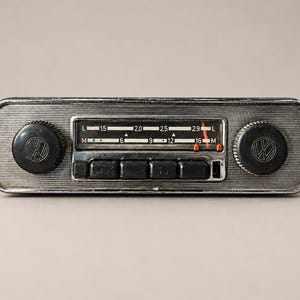 Autoradio VW d'epoca, autoradio tedesca degli anni '60, Blaupunkt Wolfsburg III non testata