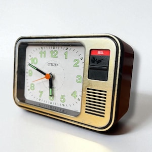 【レア】ビンテージ ドイツ製 卓上時計 動作確認済み 70年代 70's　箱あり 70s alarm clock - Etsy 日本