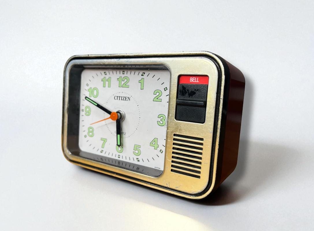 Citizen alarm clock - Etsy 日本