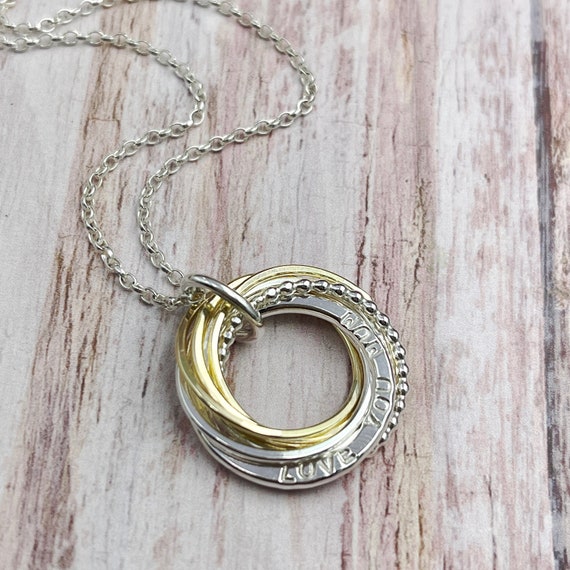 9 ring necklace deals