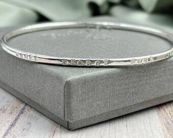 Personalised Bangle, Family Names Jewelry, Mum Gift, Childrens Name Jewelry, Sterling Bangle, Mothers Day Gift