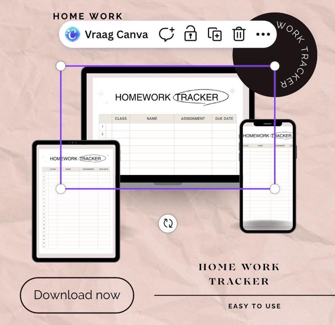 Student Study Planner | Homework Tracker PDF | School Planner ...