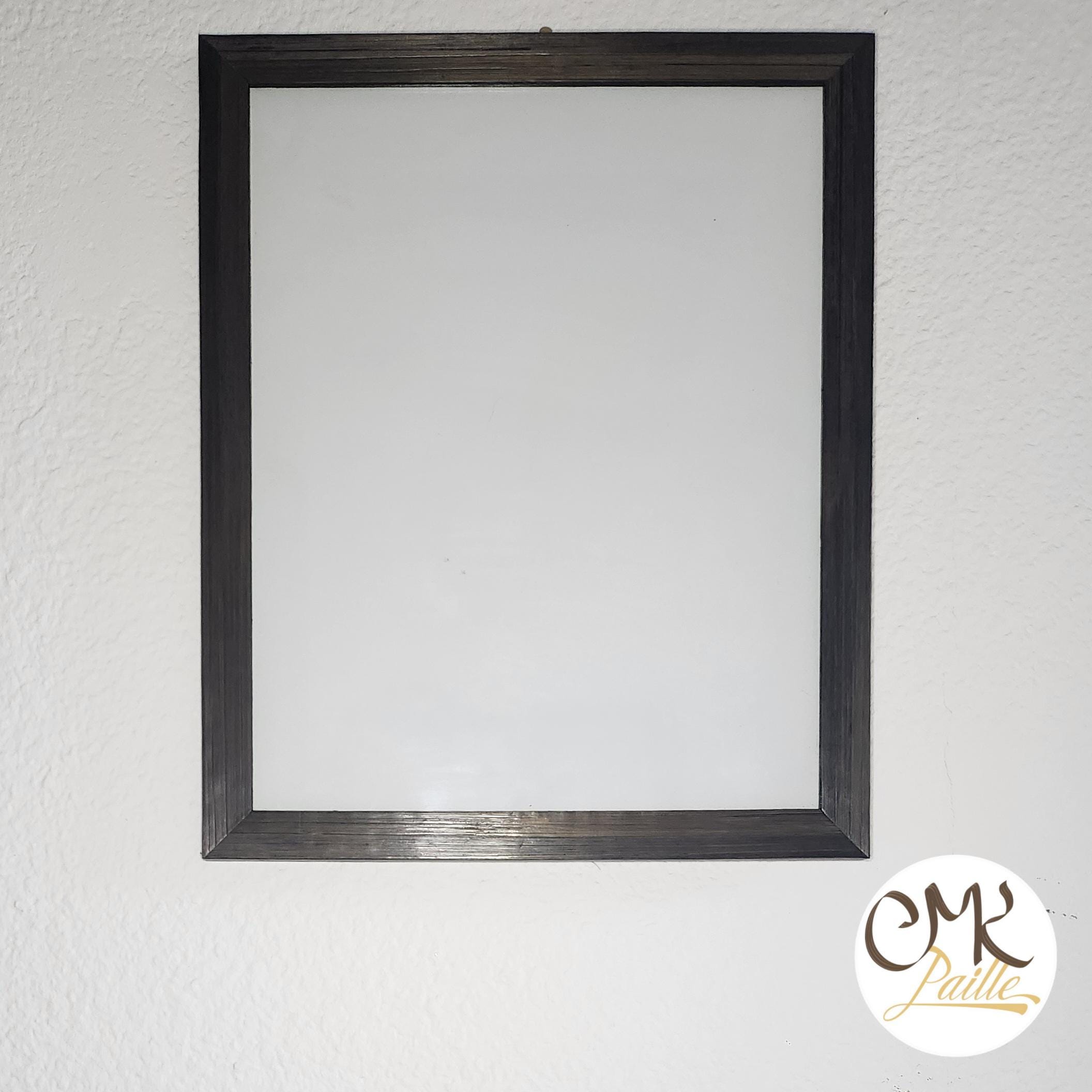 Cadre Photo Diptyque Ovale Bleu Et Crème - Style Marqueterie - Fabrication Française