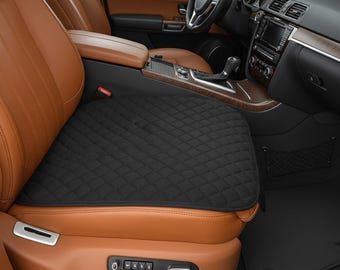 Breathable Car Seat Cover for SUV, Truck & Car, Anti-Slip Front Seat Cushion with Storage Pocket, Universal Protection