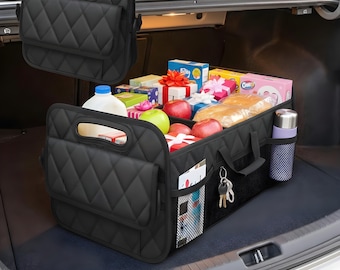 Foldable Car Trunk Organizer, Heavy Duty, Non-Slip Bottom
