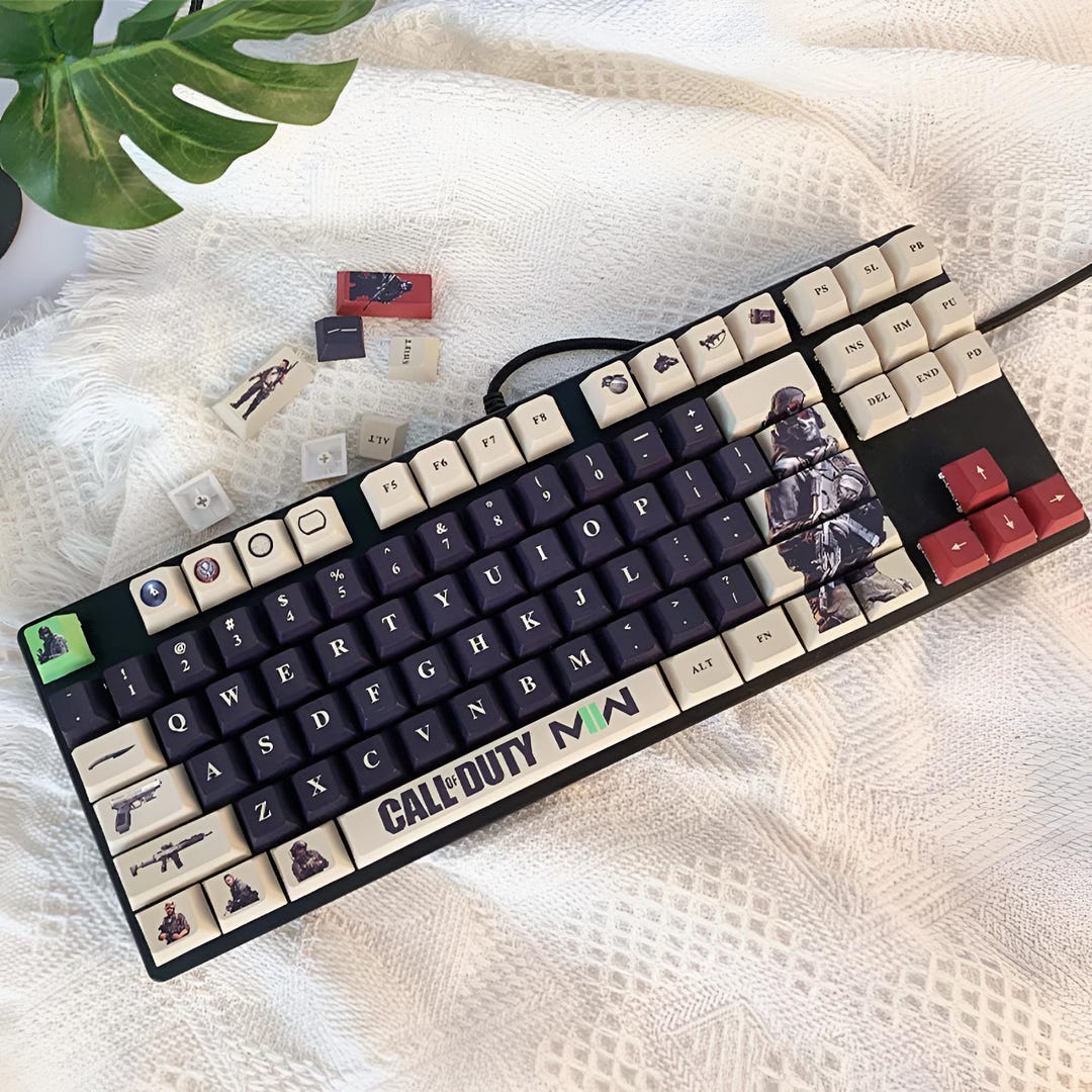 Call of Duty Keycaps Set – Ghost Modern Warfare MW2 MW3 PBT Custom ...