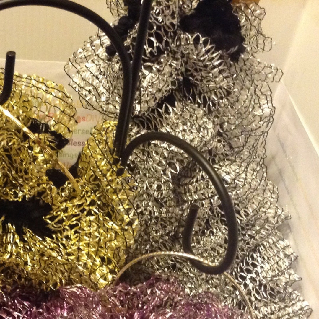 Ruffle Scarf, Knit, Starbella Lace, Eclipse, Silver White, Jackpot ...