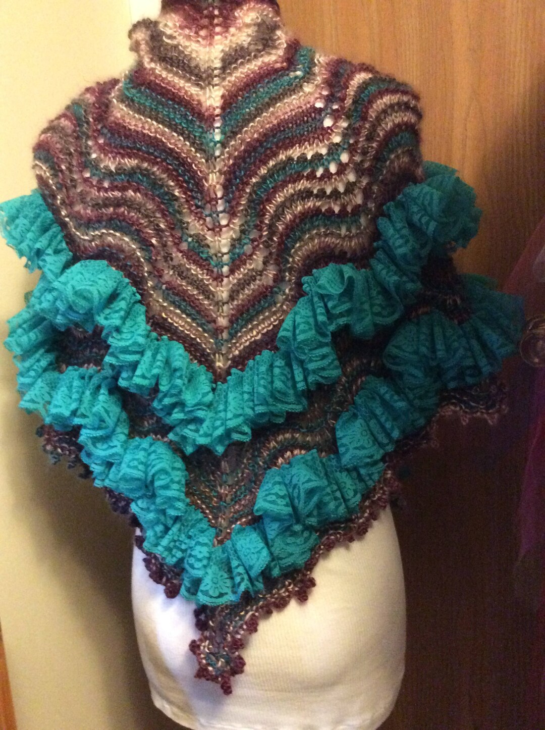 Teal Berry, Red Heart Yarns, Inoubliable, Sassy Lace, Bora Bora