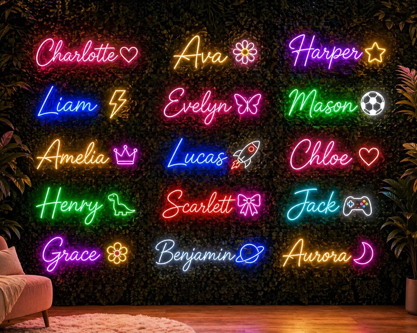 Neon sign vintage - Etsy 日本
