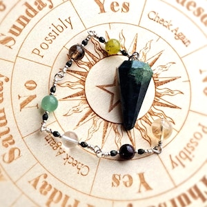 Prosperity Pendulum - Divination, Gift of Sight, Dowsing Pendulum, Money Maker