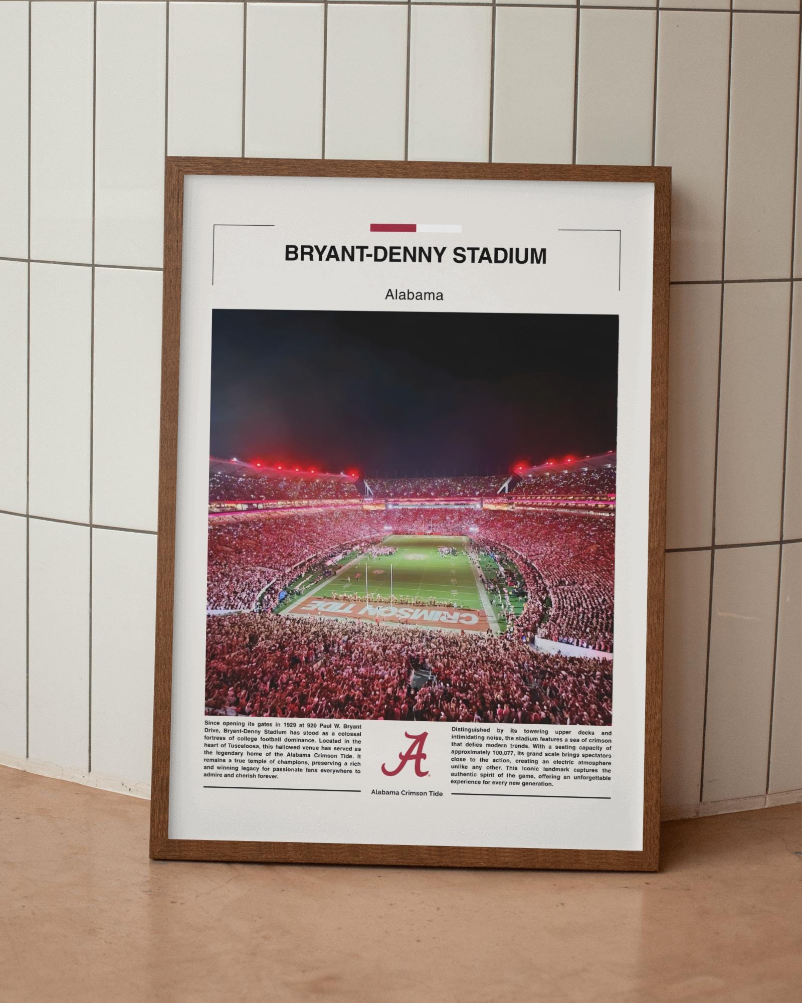 Alabama crimson tide wall art - Etsy México, image size:1600x2000