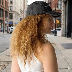 God's Favorite Daughter Hat, Christian Embroidered Baseball Cap for Women, Vintage Wash Dad Hat, Faith Based Gift, Religious Aesthetic image 3