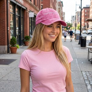 God's Favorite Daughter Hat, Christian Embroidered Baseball Cap for Women, Vintage Wash Dad Hat, Faith Based Gift, Religious Aesthetic image 5