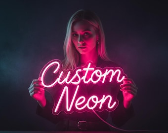 Custom LED Neon Signs - LED Sign Custom - Neon Name Sign - Neon Light Sign - Neon Sign Bedroom - Neon Signs - Personalized Gift Sign