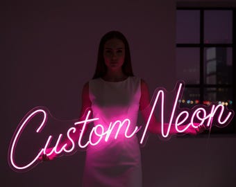 Custom neon sign, Neon sign, Party neon sign, Wedding signs, Birthday gift, Wedding welcome sign, Neon sign bar, Wall art, home decor