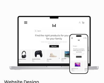 E-commerce Website Template - Modern Online Store Design