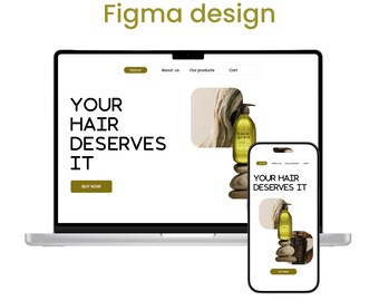 Beauty Store Design | Skincare eCommerce Layout | Figma Editable | Modern Beauty Brand UI