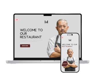 Restaurant Website Template | Modern Food Website Design | Editable in Figma