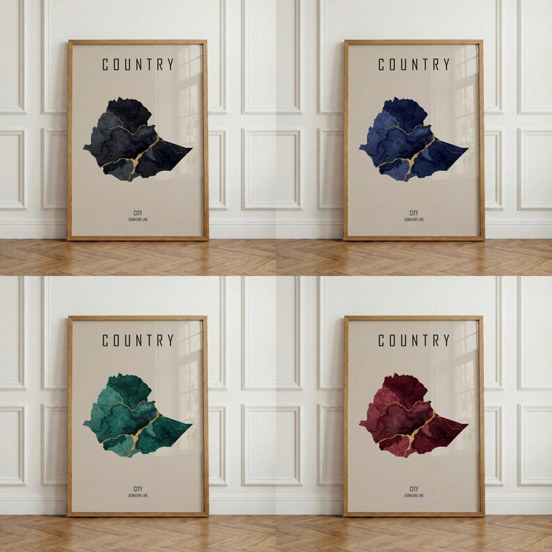 Tehran Lettering Iran Map Poster With Tehran Lettering, Minimalist Wall Art, Modern Wall ...