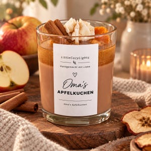 Apfel kerze