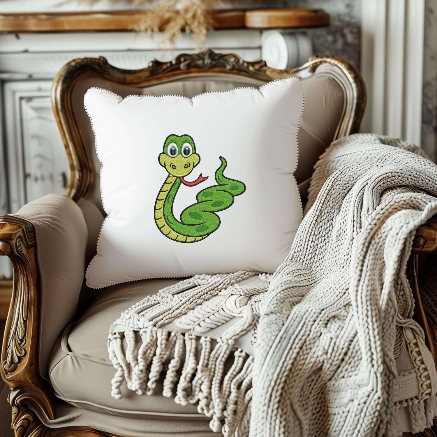 Pes Format Snake Peonies and Snake Machine Embroidery Designs Floral Snake Vintage ...