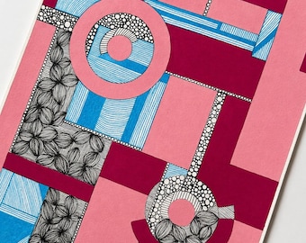 A4 Size Handmade Art Print "May in London'26"