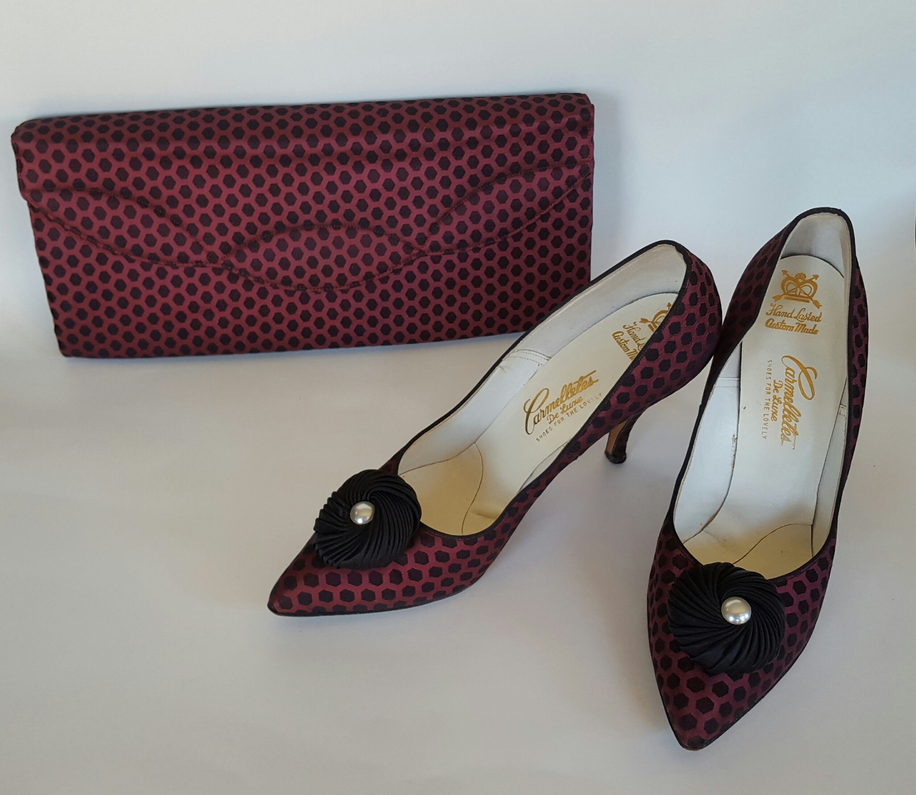 matching heels and purse
