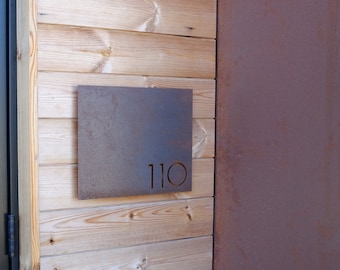 Bouldin Modern House Numbers - Custom Number Sign, Metal House Numbers, Modern House Numbers Plaque, Address Numbers, House Warming Gift