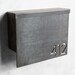 The Gibson Mailbox - Custom - Steel Modern Metal Letter Box Contemporary Personalized Metal Post Box Address Numbers Wall Mount