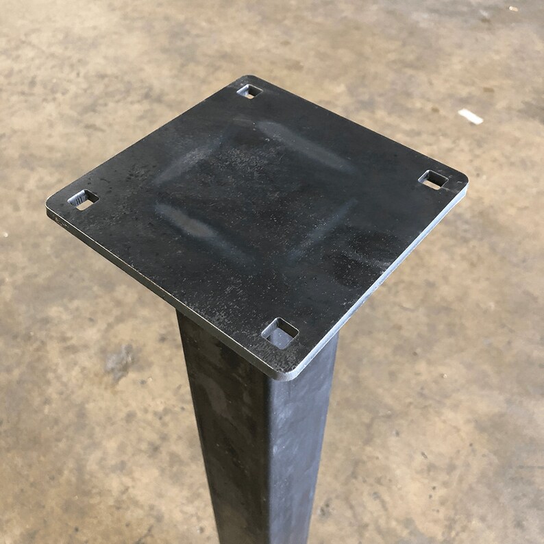 Steel Mailbox Post Set in Concrete 60inch Metal Mount Gift Etsy