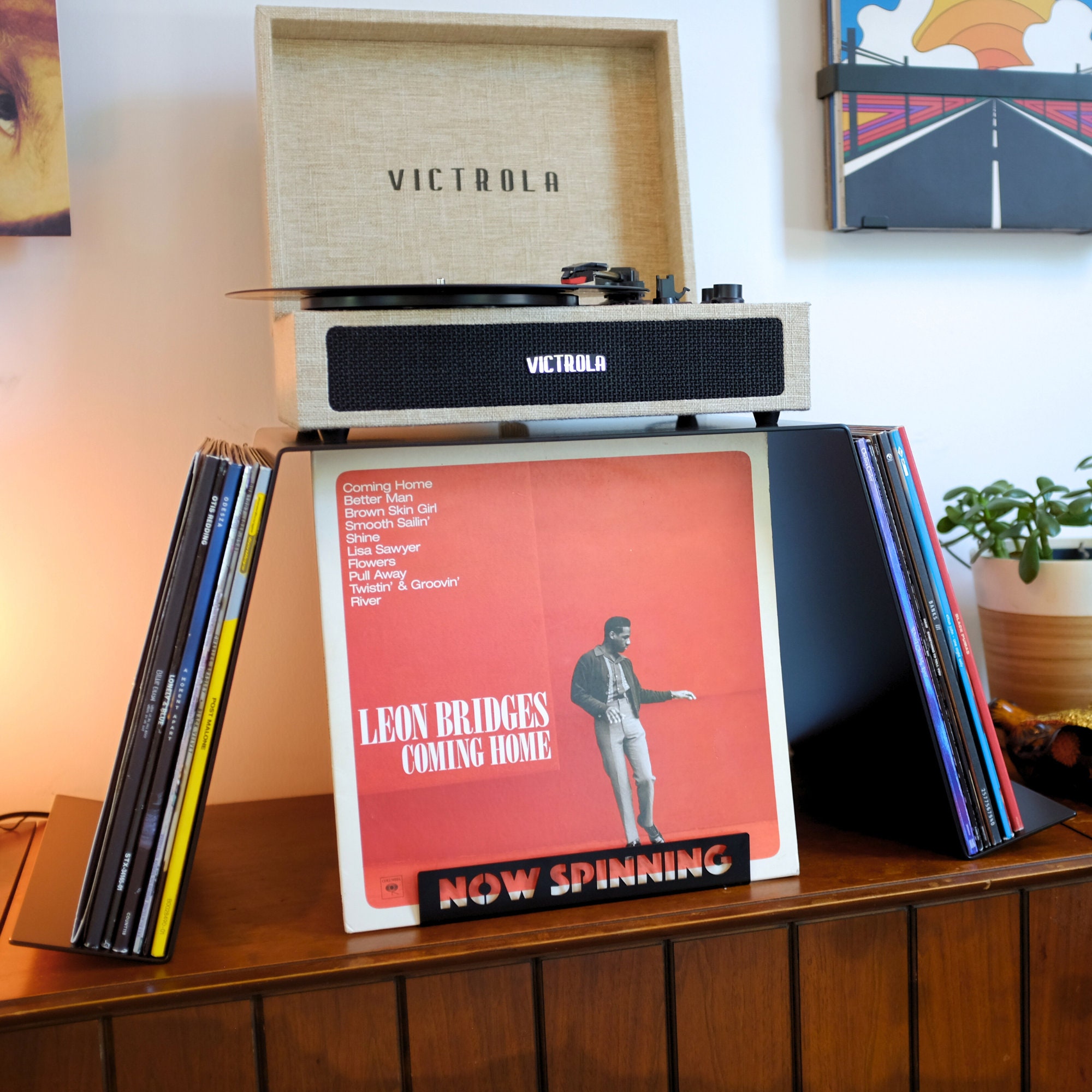 Now Spinning - Wall-Mount Vinyl Record Holder - Bold MFG & Supply