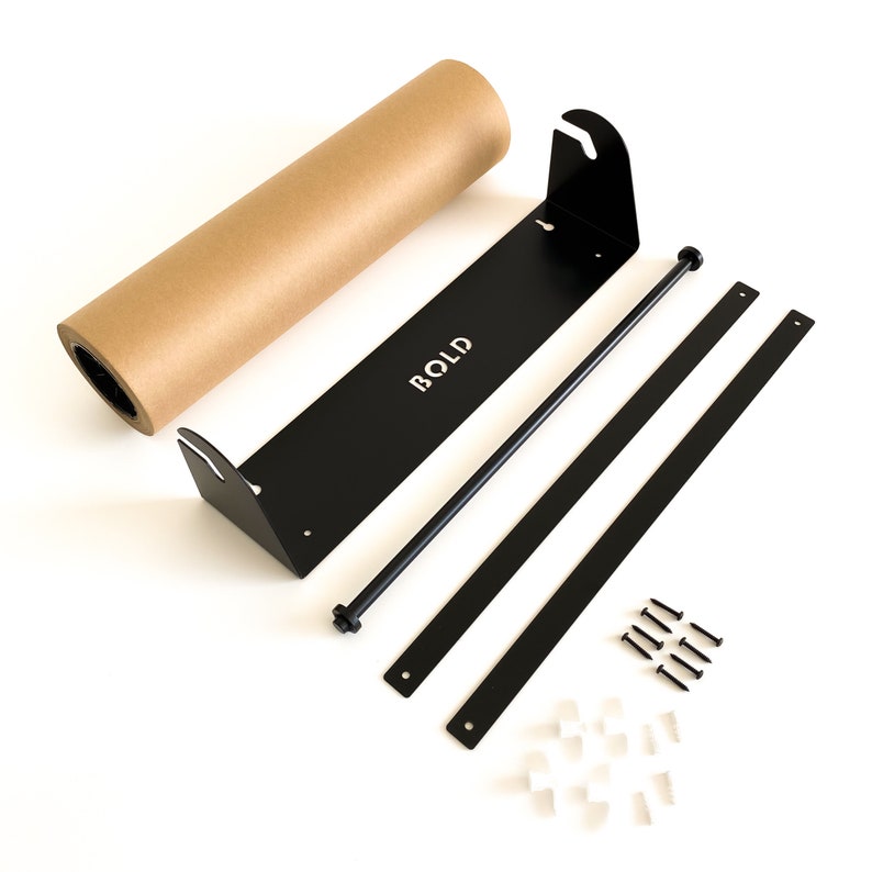 Kraft Paper Roll Holder W/ Paper Gift Home Decor Butcher Paper Etsy