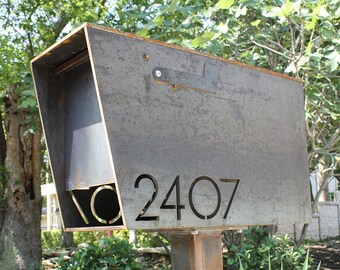 The Dexter Custom Mailbox - Steel Modern Metal Letter Box