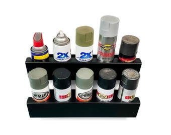 Estante para latas de aerosol: organizador de garaje, soporte para herramientas eléctricas, almacenamiento de herramientas de taller, regalo de Navidad para él