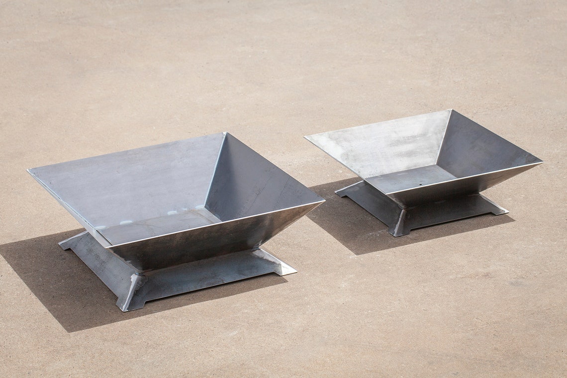 El Zilker Fire Pit 36 Acero moderno metal tazón | Etsy