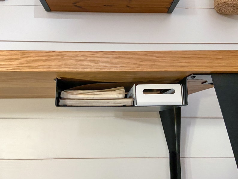 Under Desk Storage Shelf Home Office Accessory Work From | Etsy