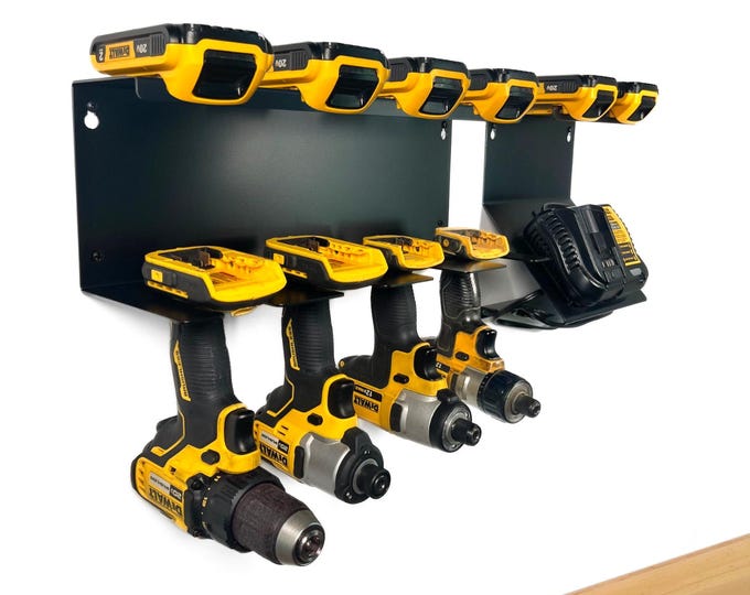 Dewalt 20v Power Tool / Battery Holder / Organizer / Rack / Hanger ...