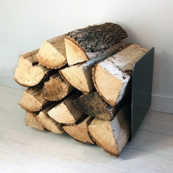 Fire Beauty Firewood Log Rack - 18" Iron Wood Storage Holder For Fireplace & Firepit