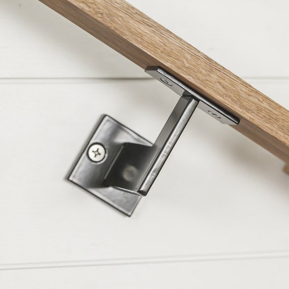 Linear Handrail Bracket 1 4 Steel Plate Bracket Wall Etsy