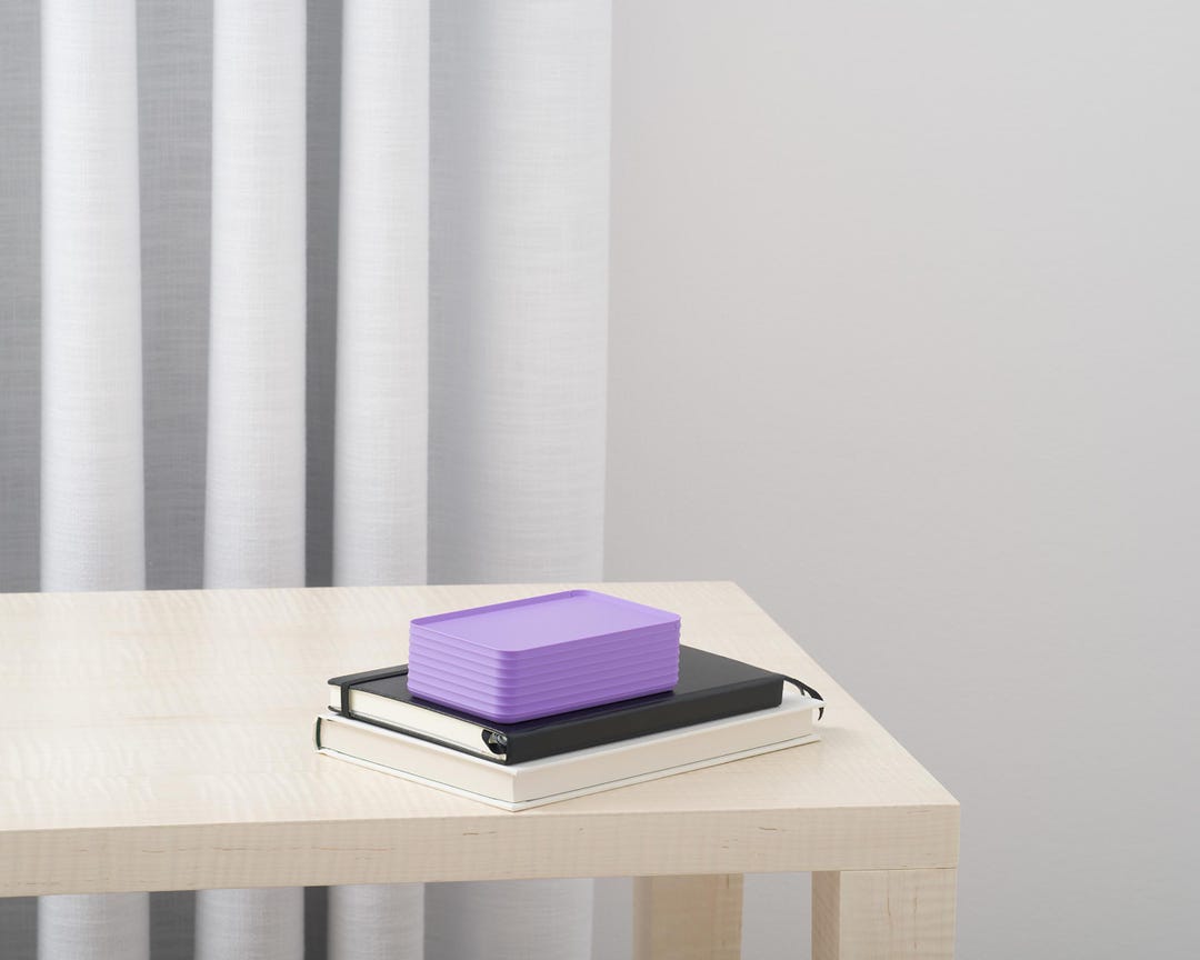 Lavender Home Decor | Modern Storage Container | Rib Series Original ...
