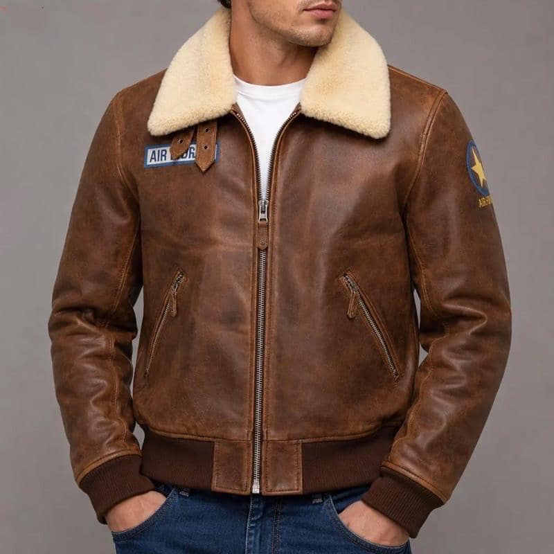 Garou Terry Bogard SF6 Leather Jacket - Cosplay Costume Fighter
