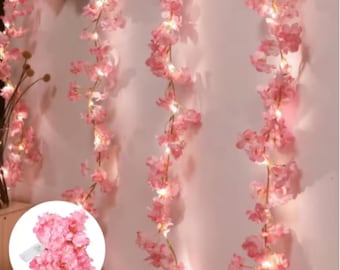 Led-lichtslingers kersenbloesem • 2 m bloemenslinger