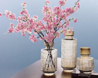 生糸の桜の枝 - 長い茎の造花