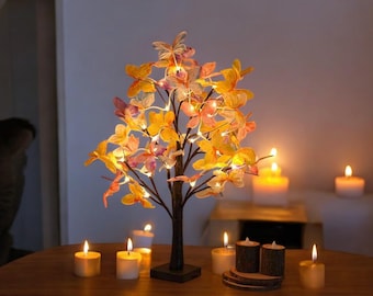 Schmetterling LED Bonsai Baum Licht, Tabletop Nachtlicht