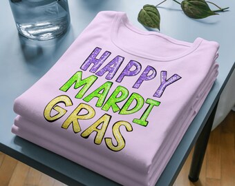 Letras PNG dibujadas a mano de Mardi Gras